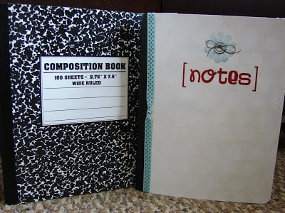 Simple DIY Notebook Covers | Gift Idea