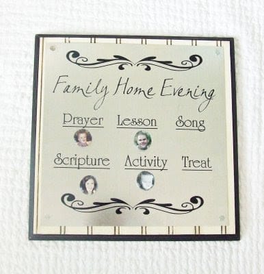 Super Saturday Craft Ideas | Magnetic FHE Board | Family Home Evening