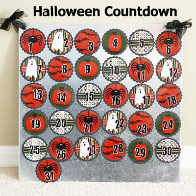 DIY Halloween Countdown | Magnetic Board
