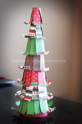Handmade Paper Christmas Tree