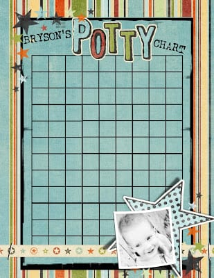 DIY Printable Potty Training Charts