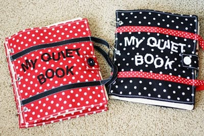 DIY Quiet Books for toddlers 