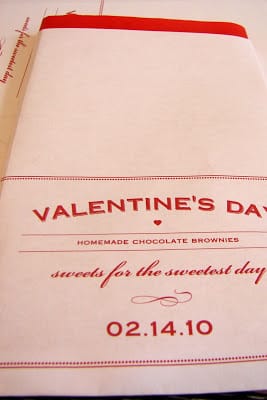 Valentine Brownie Treats