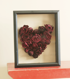Rose Heart Shadow Box