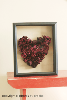 Rose Heart Shadow Box