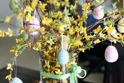 DIY Spring and Easter Centerpiece | Easter Tree