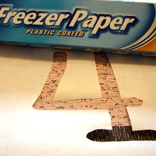 DIY Freezer Paper Screen Printing