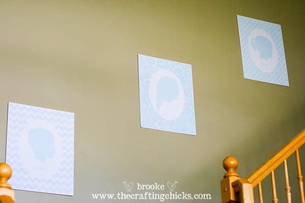 DIY Wall Art: Personalized Silhouettes {free download}