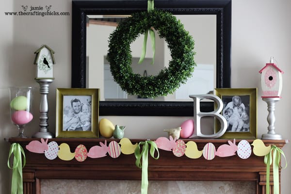 {Easter Garland and Easy Decor Ideas}