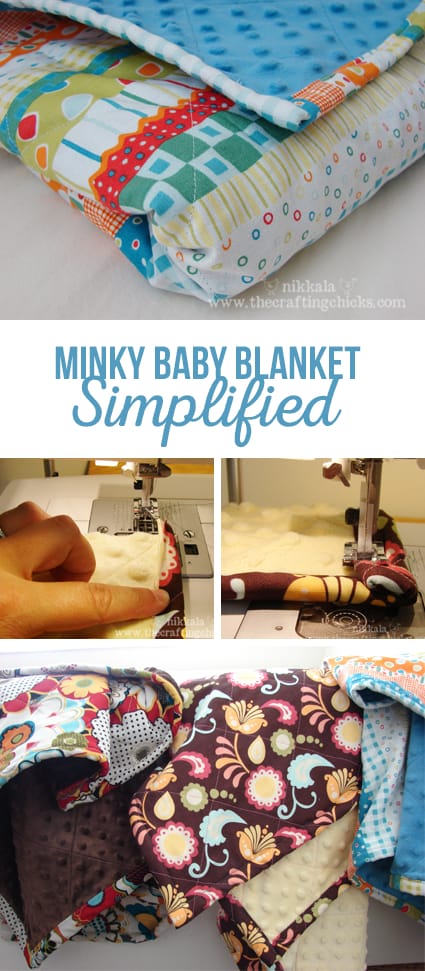 Minky Baby Blanket Easy