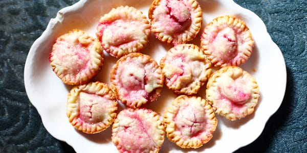Pink mini pies