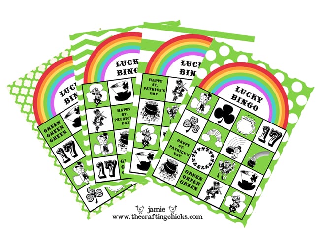 St. Patrick's Day Lucky Bingo Printable Game