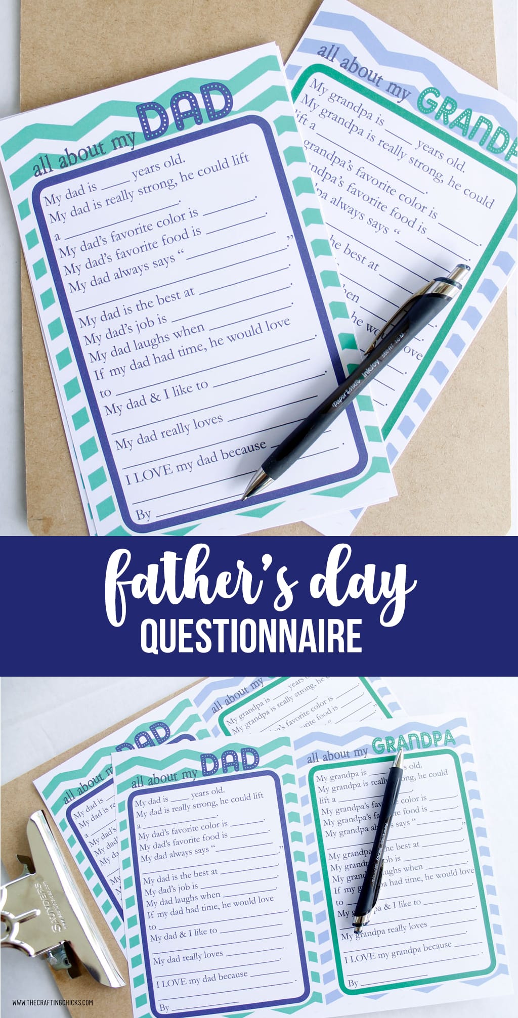 Printable Father's Day Questionnaire
