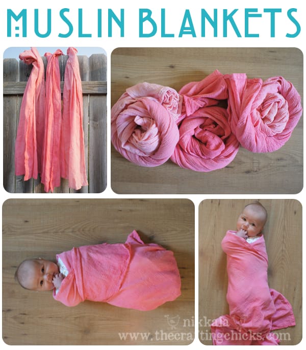 DIY Muslin Swaddle Blankets