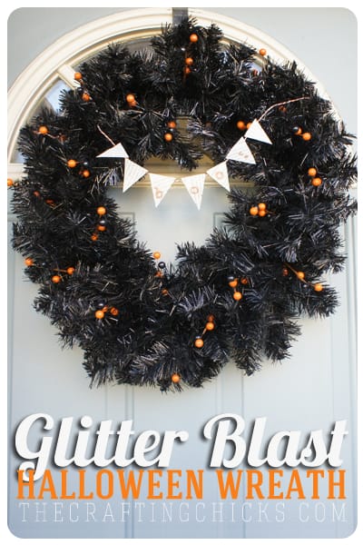 Glitter Blast Halloween Wreath
