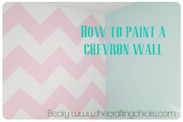 How to Paint a Chevron Wall