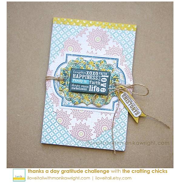 Mini Thankful Album:: Guest Post and Giveaway with iloveitall with Monika Wright
