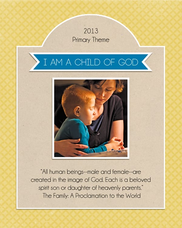 2013 LDS Primary Posters {free printables}