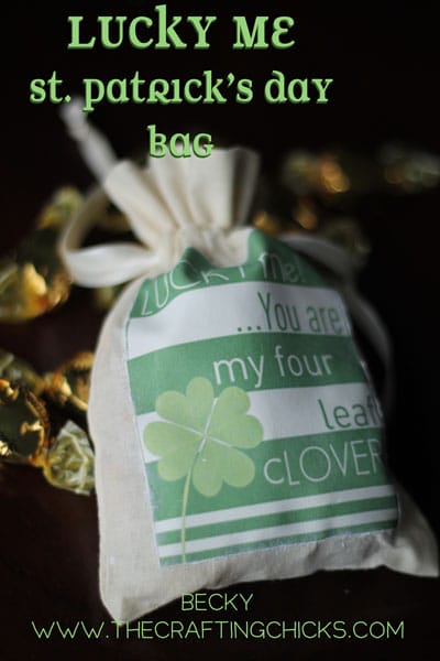 DIY St. Patrick's Day Lucky Me Bag