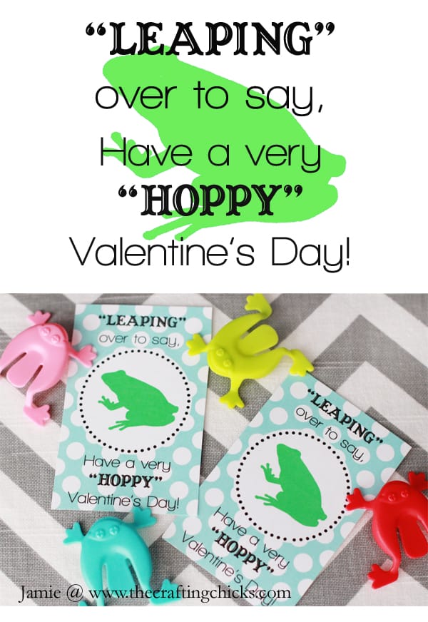 Frog Valentine & FREE Printable