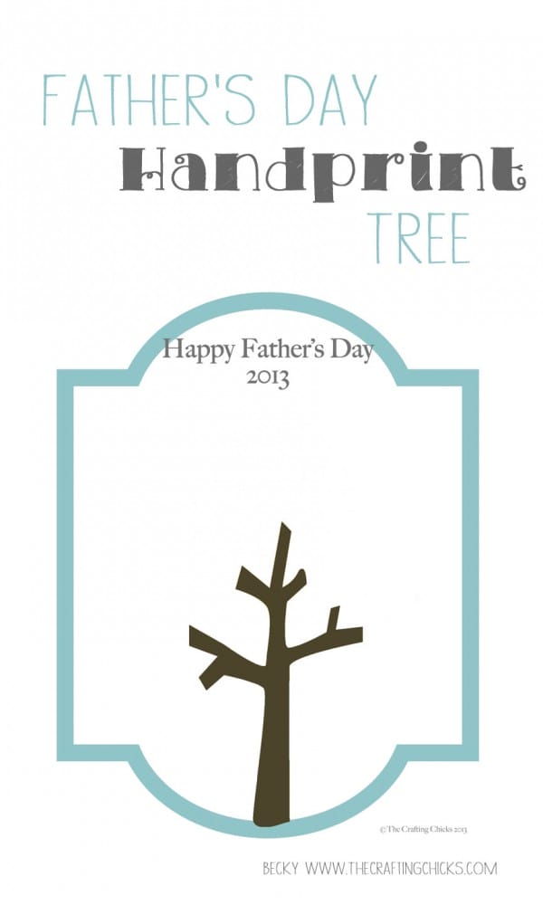 Father’s Day Handprint Tree 2013