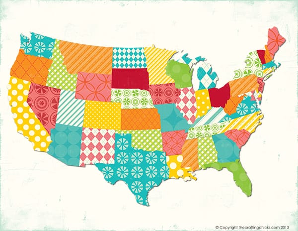 12 Summer Printables: USA Summer Map