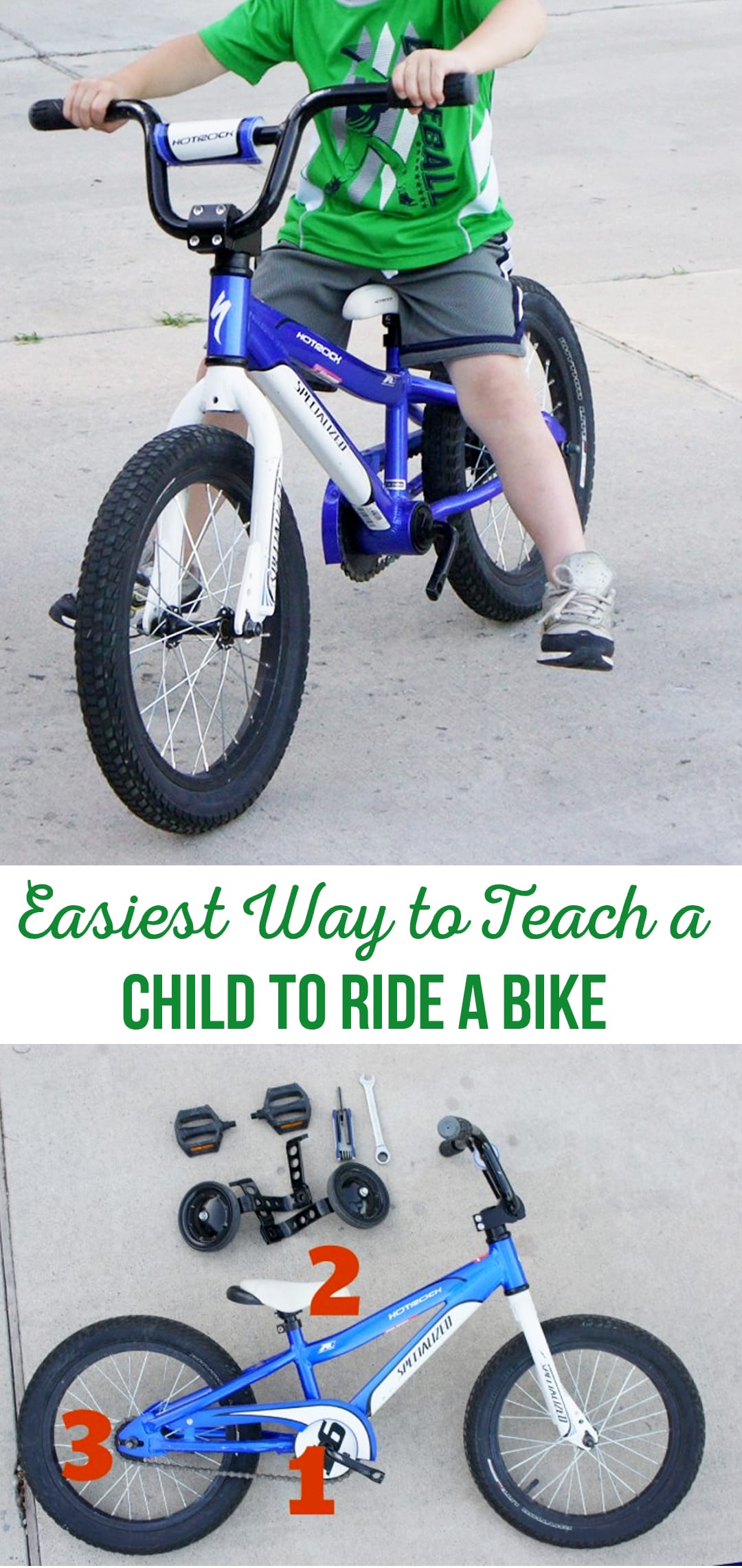 Easiest Way to Teach a Child to Ride a Bike
