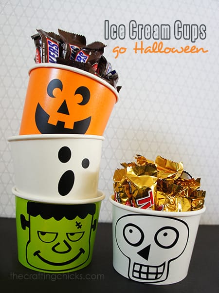 Ice Cream Cups get a Halloween Facelift