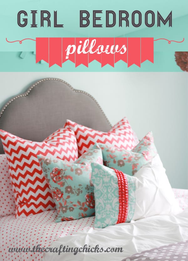 Girl Bedroom Design Part 2-Pillows!