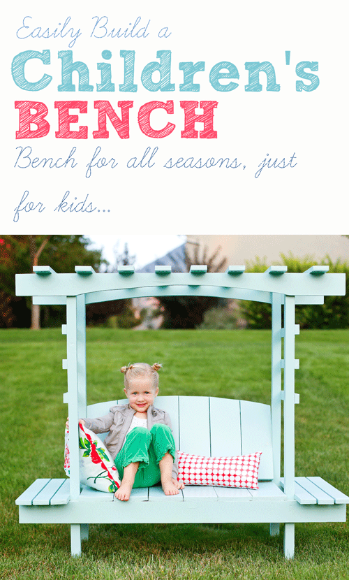 BUILD A Children’s Arbor Bench-ANA WHITE