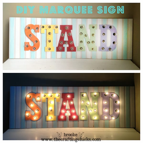 DIY Marquee Sign