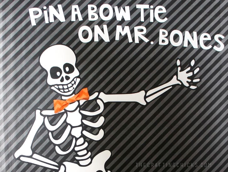 Pin the Bow Tie on Mr. Bones