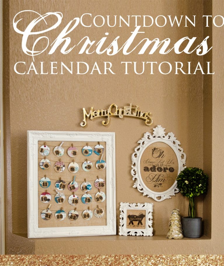 Countdown to Christmas Calendar {Christmas Tradition Series}