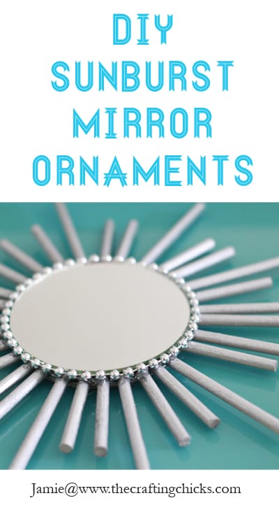 Sunburst Mirror Ornaments