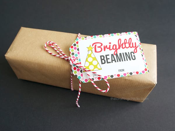 Brightly Beaming Gift Tag