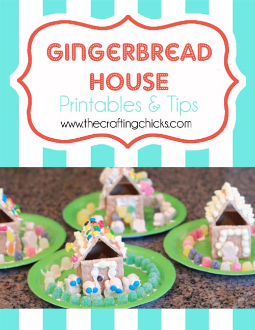 Gingerbread Houses {A Christmas Tradition} & Free Printables