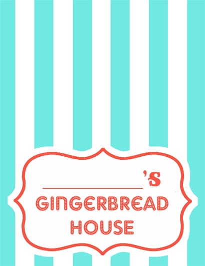 gingerbread house tag copy