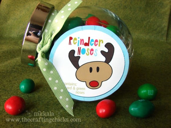 reindeer noses tags