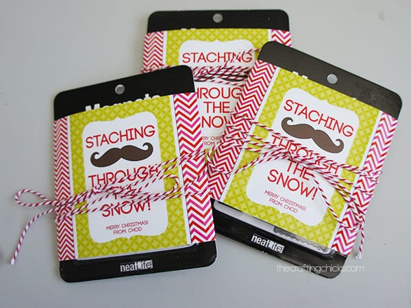 Staching Through the Snow Gift Tags