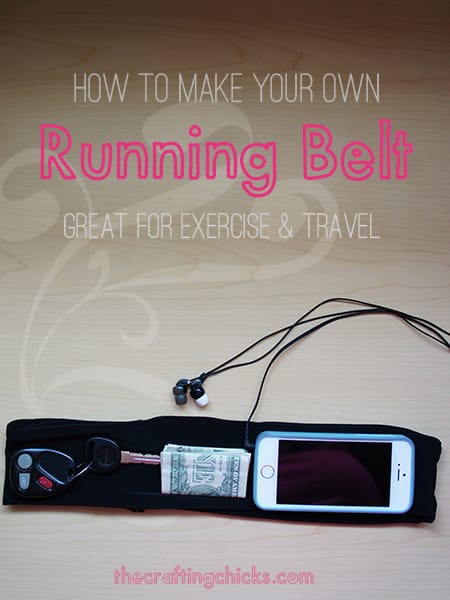 DIY No Sew Running Belt - All for the Memories