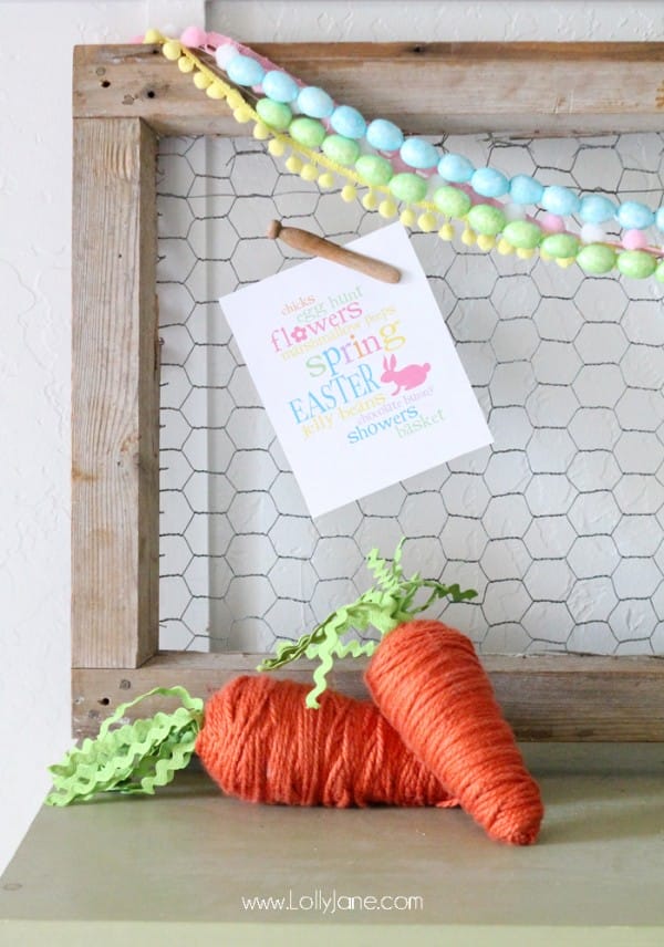 Spring Garland from Lolly Jane {Spring Fever Series}