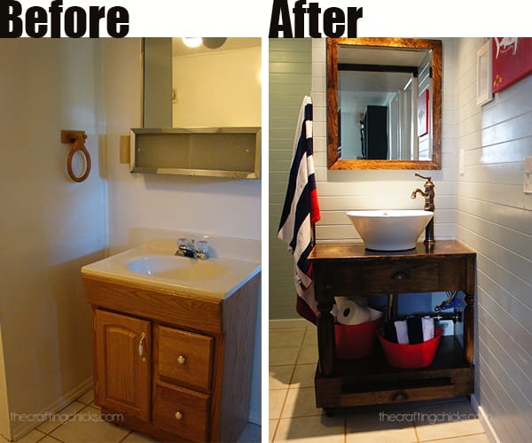 Bathroom Renovation: Custom Vanity