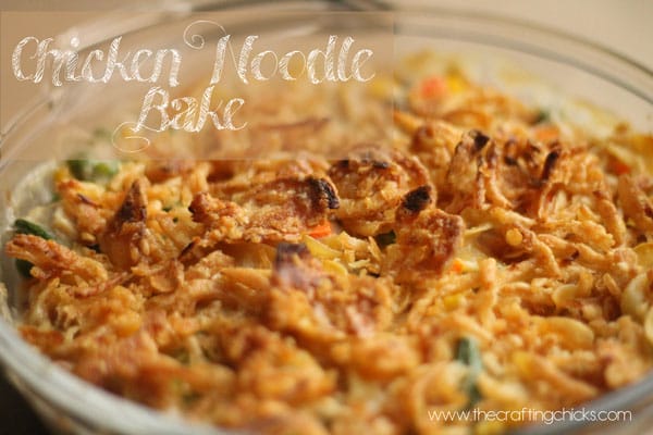 chicken and noodle casserole
