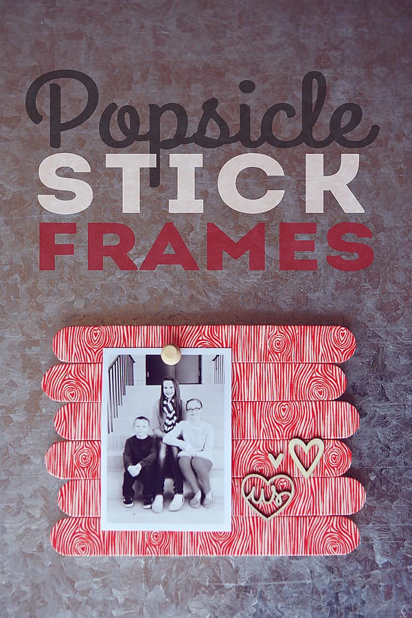 Popsicle Stick Frames from Eighteen25