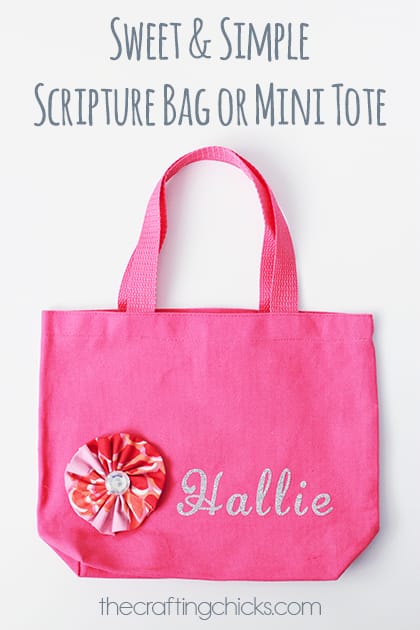 Girl Scripture Bag