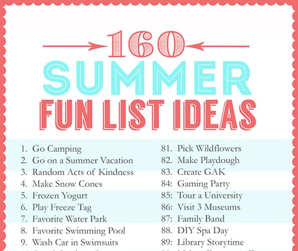160-Summer-Fun-List