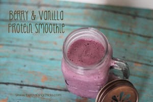 Berry & Vanilla Protein Smoothie