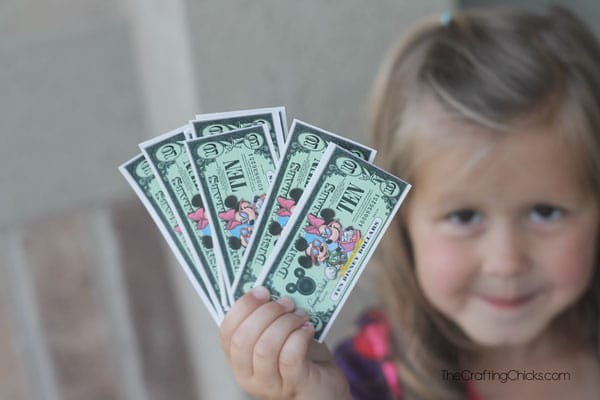 Disney Vacation Incentives for Kids: Disney Dollars