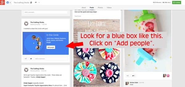 How to create, share and add a circle in Google Plus