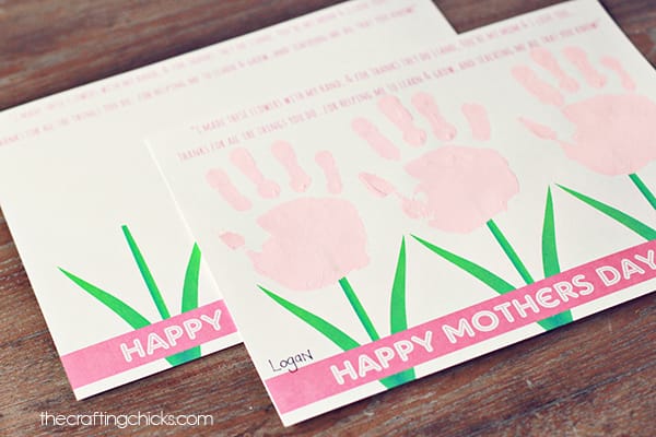 If you're looking for a special Mother's Day gift your group can give mom, this Sweet Mother's Day Handprint Poem is perfect and all you need to do is add handprints!